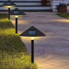 Vrtna solarna LED svetilka Hubka