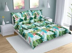 Dvoposteljno krep posteljno perilo - 200x220, 2 kosa 70x90 cm (širina 200 cm x dolžina 220 cm) - Jungle