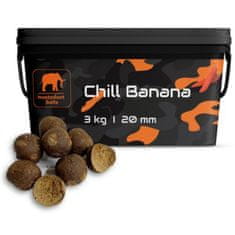 Mastodont Baits Mastodon Baits Boilies Chill Banana 3 kg 20 mm