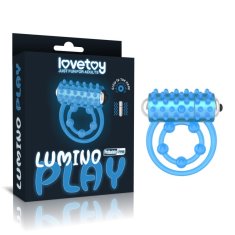 Erotic Collection Prstan za penis Lumino Play Lovetoy, ki se sveti v temi