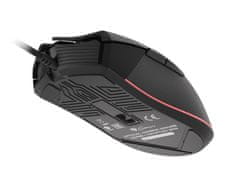 Genesis Gaming optična miška KRYPTON 290/RGB/6400 DPI/Obročki/Optični/Wireless USB/črna