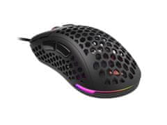 Genesis Gaming optična miška XENON 800/RGB/16000 DPI/Obročki/Optični/desnoročni/Wireless USB/črna