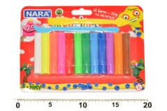 Nara modelirna glina 12 barv 150g + orodje