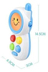 HUANGER Smile telefon za otroke, moder