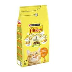 Friskies piščanec in zelenjava 1,7 kg granule za mačke