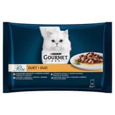 Gourmet PERLE Duo 3+1 Multipack 4x85g Mesni duo