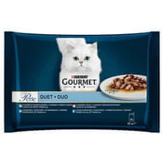 Gourmet PERLE Duo 3+1 Multipack 4x85g Ribiški duo