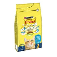 Friskies 1,5kg Sterilised Cat Losos in zelenjava