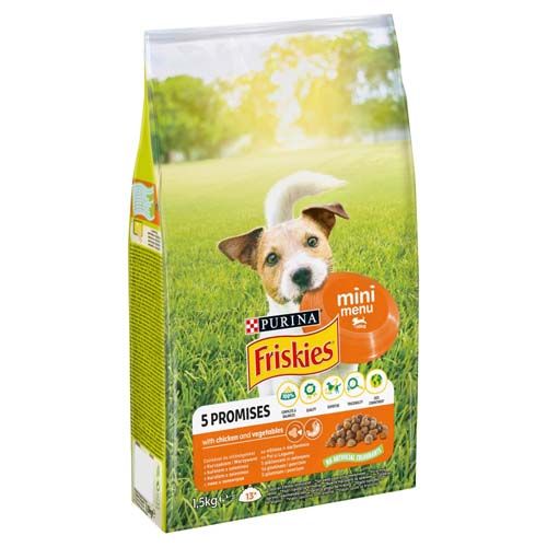 Friskies Mini Menu 1,5kg Piščanec in zelenjava