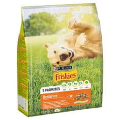 Friskies BALANCE 3kg piščančje in zelenjavne granule za pse