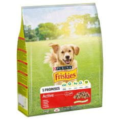 Friskies ACTIVE 3kg meso