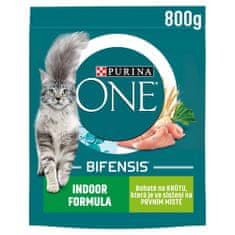 Purina ONE 800g Indoor s puranom in celimi žiti