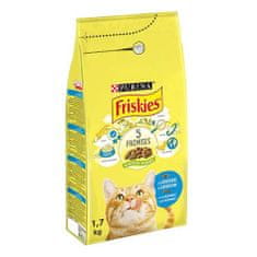 Friskies Losos in zelenjava 1,7 kg granule za mačke