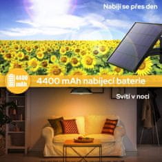 Bezdoteku LEDSolar 12 sončna visi svetilka na vrt z daljinskim upravljalnikom nadzor, iPRO, 8W, hladno svetloba