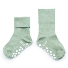 KipKep Otroške nogavice Stay-on-Socks ANTISLIP 12-18m 1 par Calming Green