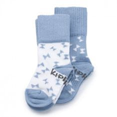 KipKep Otroške nogavice Stay-on-Socks 0-6m 2 para Party Blue