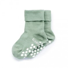 KipKep Otroške nogavice Stay-on-Socks ANTISLIP 12-18m 1 par Calming Green