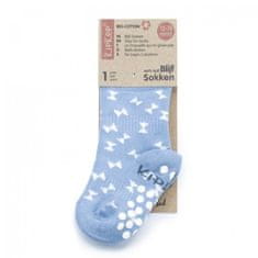 KipKep Otroške nogavice Stay-on-Socks ANTISLIP 12-18m 1 par Party Blue