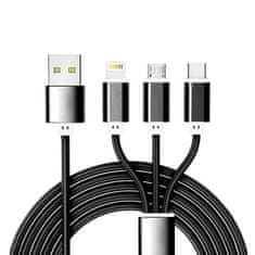 Northix Polnilni kabel 3 v 1 - črn 