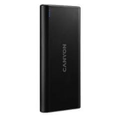 Canyon powerbank PB-106B,10000mAh Li-poly,Vhod 5V/2A (Micro-USB/USB-C),Izhod 5V/2,1A (2xUSB-A),črna