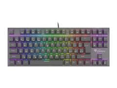 Genesis Gaming mehanska tipkovnica THOR 300/RGB/Outemu Red/Wireless USB/CZ/SK layout/Black