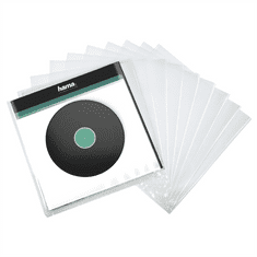 Hama zunanji zaščitni ovitki za gramofonske plošče (vinil/LP), prozorni, 10 kosov