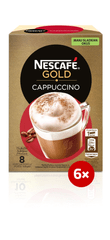 Cappuccino, manj sladkan okus, 6 x 125 g