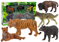 shumee Set figuric afriškega gozdnega medveda in tigra