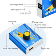 YUNIQUE GREEN-CLEAN Digital Servo Tester DC 4.8V-6V RC Večnamenski aluminijasti ohišje Servo krmilnik CCPM Test za ESC Servo Motor