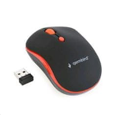 Gembird MUSW-4B-03-R/Certifikat/Optični/1 600 DPI/Wireless USB/Black-Red