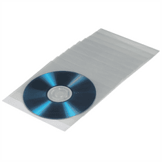 Hama zaščitni ovitek za CD/DVD, 100 kosov/paket, prozoren
