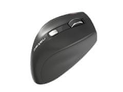 Natec optična miška JAGUAR/2400 DPI/Ergonomska/Blue Track/Desnoročna/Wireless USB/črna