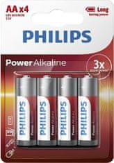 Philips LR6P4B/10 napajalne alkalne baterije AA 4 kosi