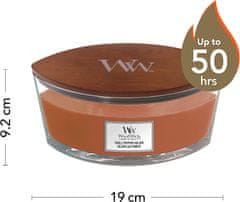 Woodwick Dišeča sveča z lesenim krakom Elipsa Chilli Pepper Gelato 453,6 g