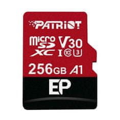 Patriot Adapter V30 A1/micro SDXC/256GB/UHS-I U3/Class 10/+