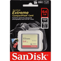 SanDisk Extreme CompactFlash 64GB 120MB/s