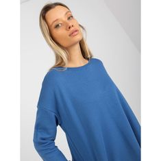RELEVANCE Ženski pulover z okroglim izrezom LARYENE temno moder RV-BL-8310.60_391486 Univerzalni