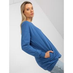 RELEVANCE Ženski pulover z okroglim izrezom LARYENE temno moder RV-BL-8310.60_391486 Univerzalni