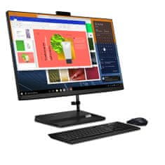 Lenovo IdeaCentre AIO 3 računalnik, R7 7730U, 68,58 cm (27), FHD, 16GB, SSD512GB, W11H, črn (F0FY00GUSC)