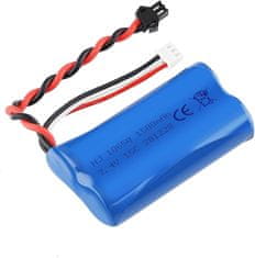 YUNIQUE GREEN-CLEAN 1 Kos 1500mAh 7.4V 2S Lipo Baterija za U12A S033G Q1 H101 s SM-2P priključkom za RC Toys Boat Avto Drone