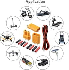 YUNIQUE GREEN-CLEAN XT30 visokokakovostni priključki, moški-ženski, priključki za RC Lipo model baterije, 10 parov