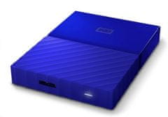 WD My Passport prenosni 2TB podaljšani 2,5" USB3.0 modri