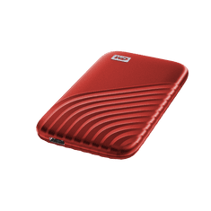 WD My Passport/2TB/SSD/External/2,5"/Red/5R