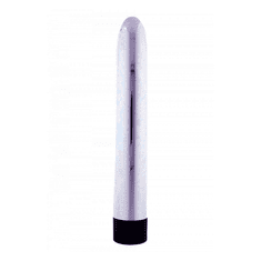 Seven Creations Super Slick Vibrator Silver Super Slick Vibrator Silver