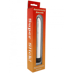 Seven Creations Super Slick Vibrator Silver Super Slick Vibrator Silver