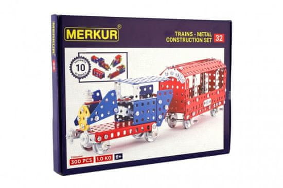 Merkur 032 Železniški modeli 300 delov / 10 modelov