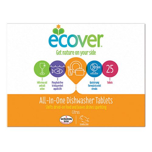Ecover Tablete za pomivalni stroj 25 kos All-In-One, 500 g