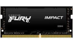 Kingston FURY Impact DDR4 32GB (kit 2x16GB) 2666MHz 1Gx8 SODIMM CL15