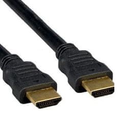 Gembird Kabel HDMI-HDMI 0,5 m, 1.4, M/M, zaščiten, pozlačeni kontakti, črn