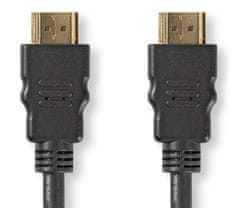 Hitri kabel HDMI 1.4 z ethernetom/ 1080p@60Hz/ pozlačeni konektorji HDMI-HDMI/ črn/ v razsutem stanju/ 1,5 m